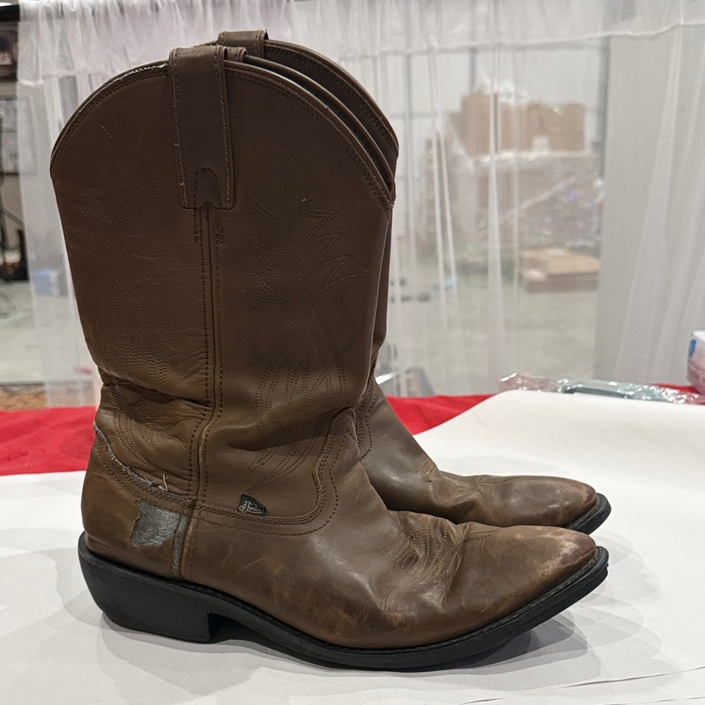 Justin Boots Dark Brown Western Boots